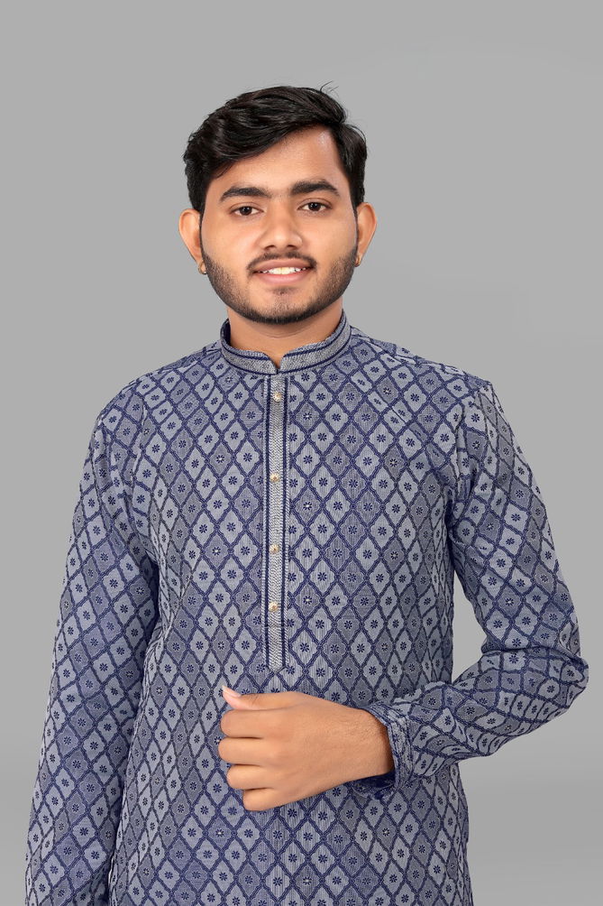 Pintex jacquard 1 Mens Kurta Pajama Manufacturers